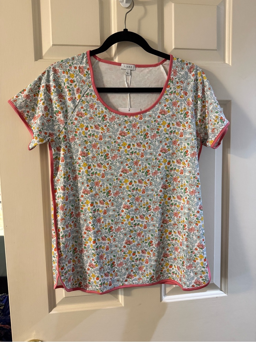 NWT LAKE Pajamas Pima Shorts Set Elizabeth Floral Small - Picture 8 of 15